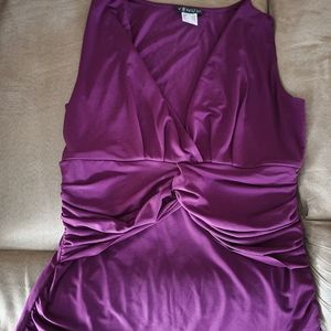 Mauve sleeveless top